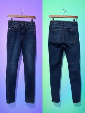 Silver Jeans Dark Indigo Skinny Jeans small 27”